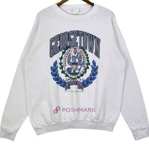 Vintage 90s Georgetown University Hoyas Sweatshirt Crewneck yvettecolon111